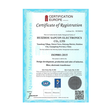 Certification certificate